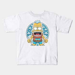 Yelling Yellow Yeti Kids T-Shirt